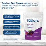 Calcium Bariatric Fusion à mâcher canneberge-raisin: idéal après chirurgie bariatrique.