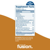 Étiquette Bariatric Fusion Calcium vanille indiquant vitamine D3 et minéraux.