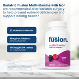 Bariatric Fusion conçu par une équipe chirurgicale spécialisée, formulation adaptée.
