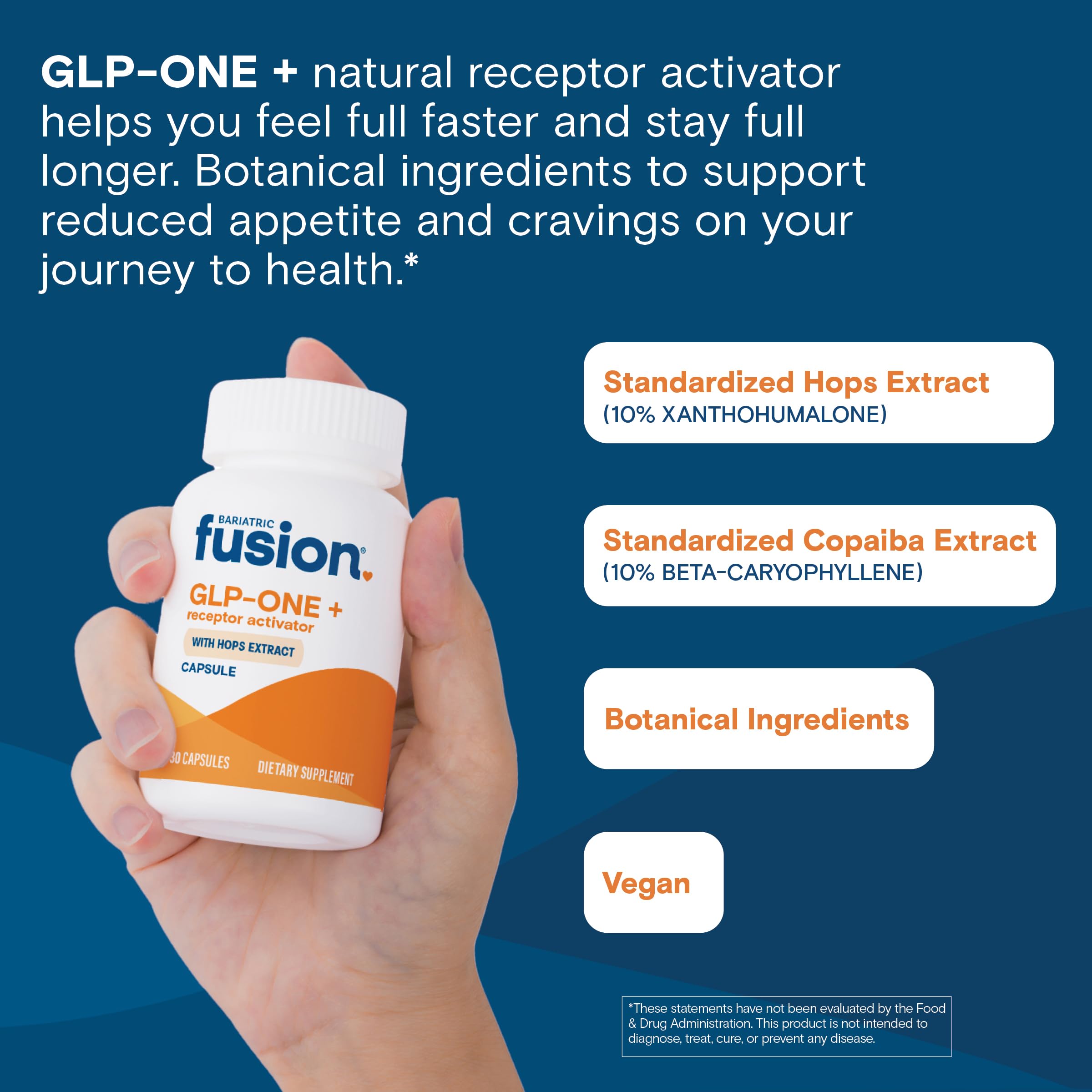 Bariatric Fusion GLP-1 Plus, copaiba: extrait naturel pour aider à la satiété.