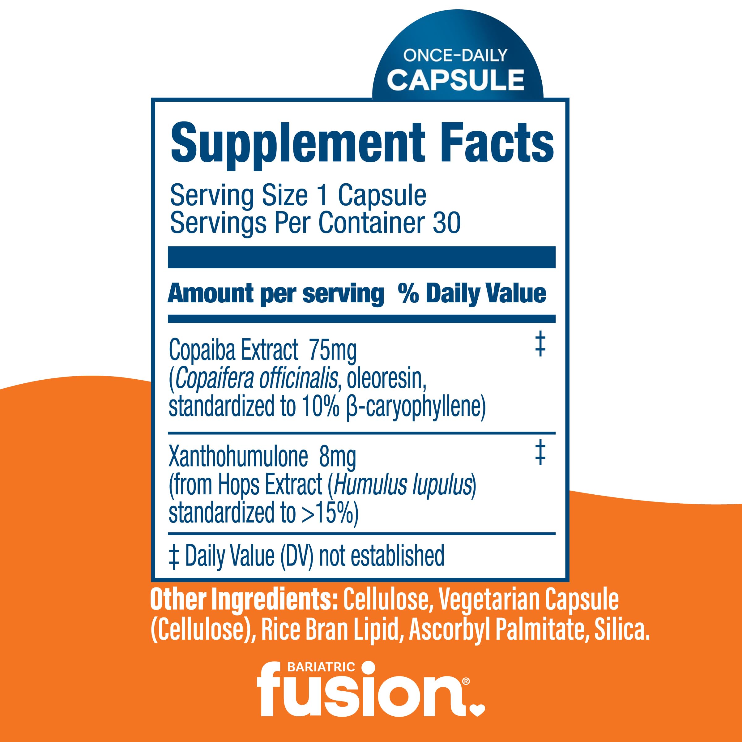 Bariatric Fusion GLP-1 Plus, xanthohumalone: ingrédient clé soutenant l'appétit.