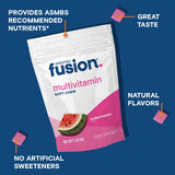 Portion individuelle Bariatric Fusion gomme saveur pastèque, facile à emporter.