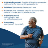 Bariatric Fusion Soft Chew Tropical Fruit – formule sans fer ni calcium.