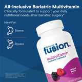 Bariatric Fusion comprimés à mâcher, 4 par jour, facilité de la routine quotidienne.
