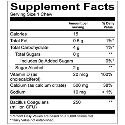 Utilisation quotidienne simple avec BariatricPal Calcium Citrate