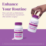 Barimelts ADEK, mode d'emploi simple et quotidien pour une routine post-bariatrique.