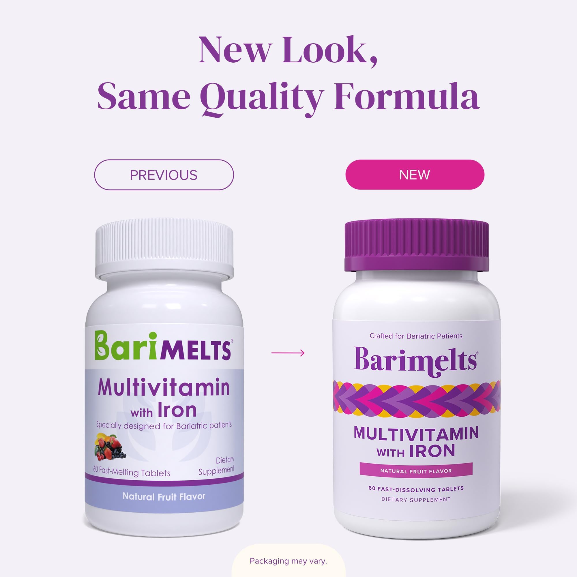 Barimelts flacon de 60 tablettes, solution pratique pour un mois.