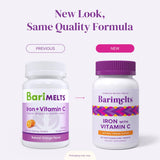 Barimelts: tablettes sans gluten et sans produits laitiers, goût orange naturel.