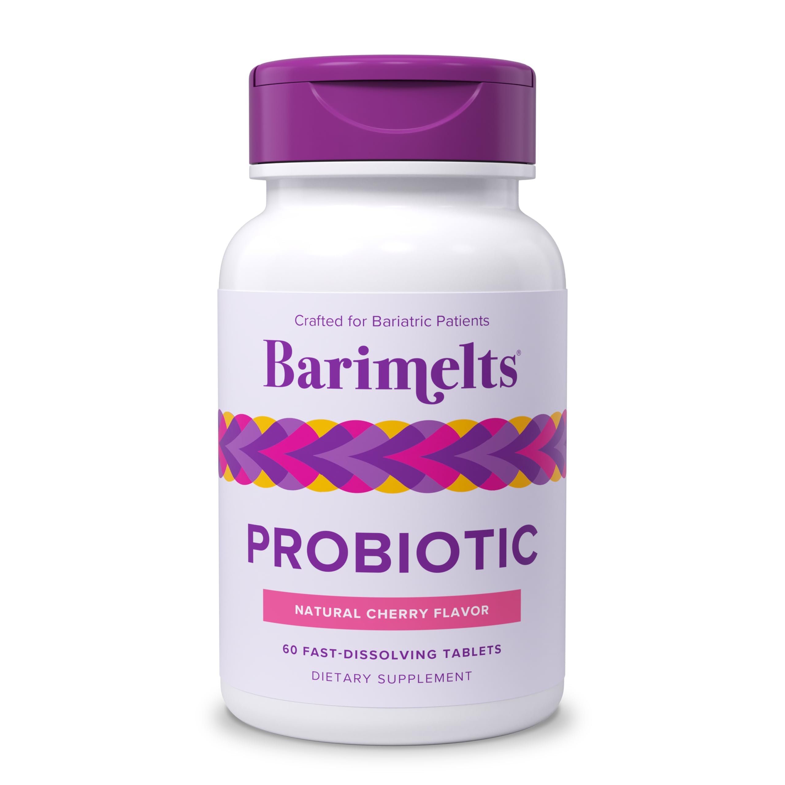 Barimelts Probiotic – bouteille avec comprimés fondants facilitant l'absorption