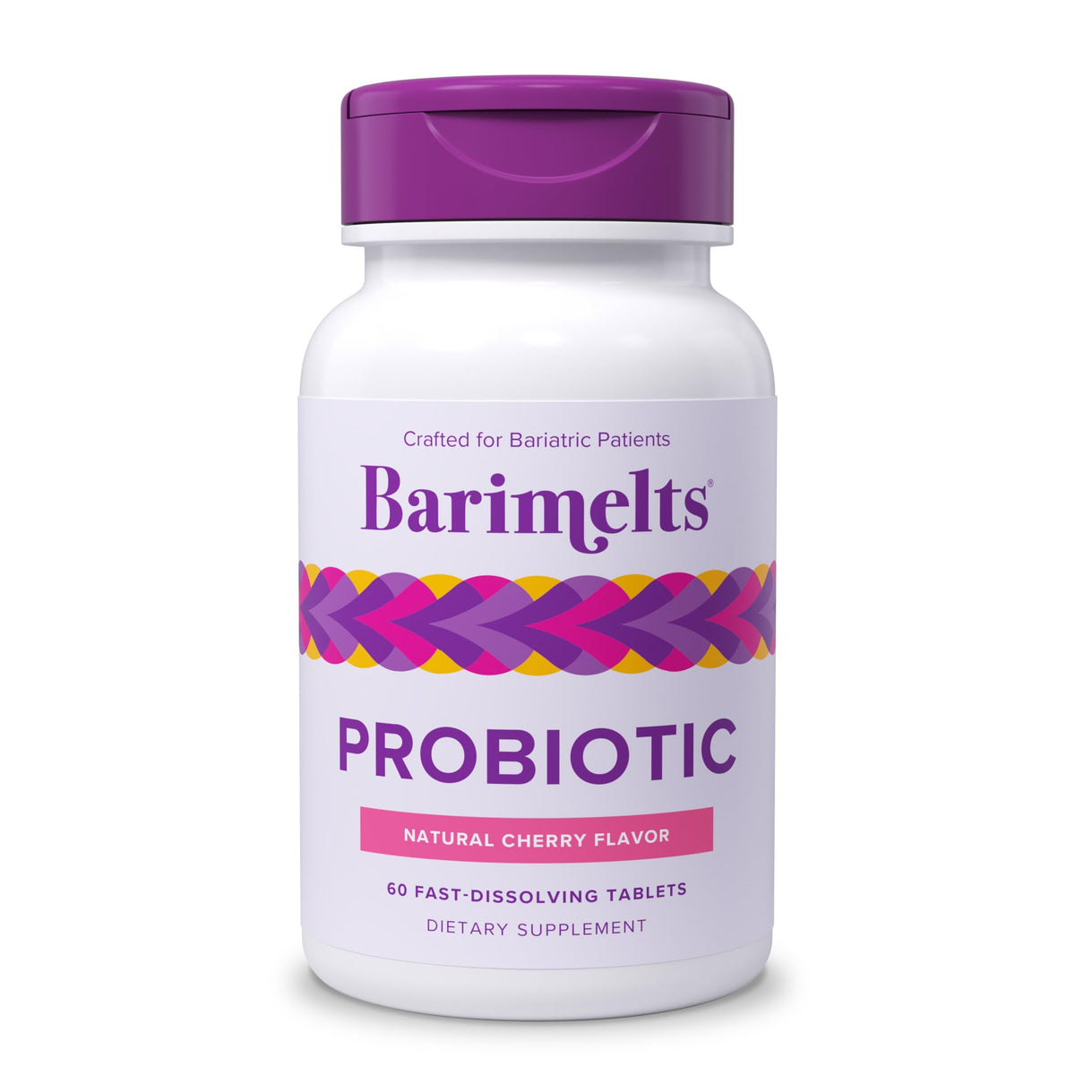 Barimelts Probiotic – bouteille avec comprimés fondants facilitant l'absorption