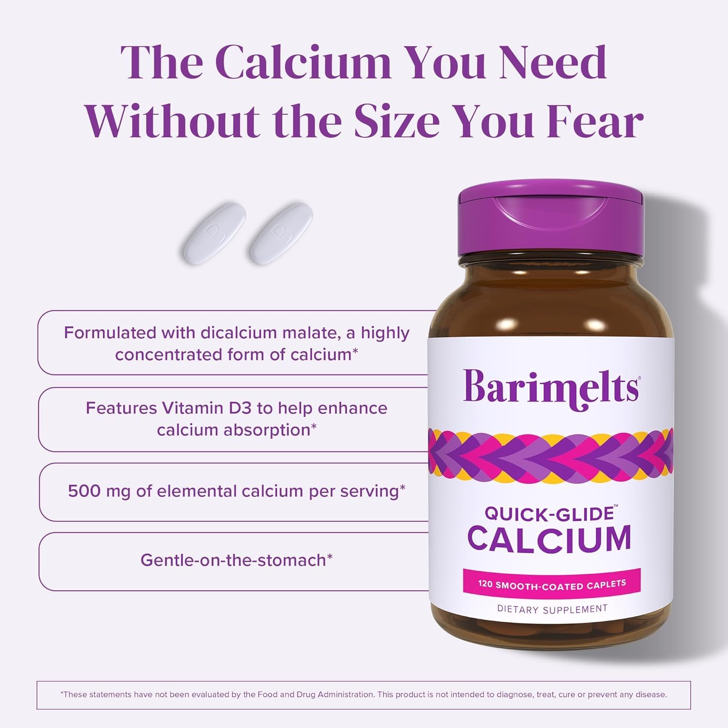 Barimelts Quick-Glide Vitamin D3: associé clé pour favoriser l’absorption du calcium.