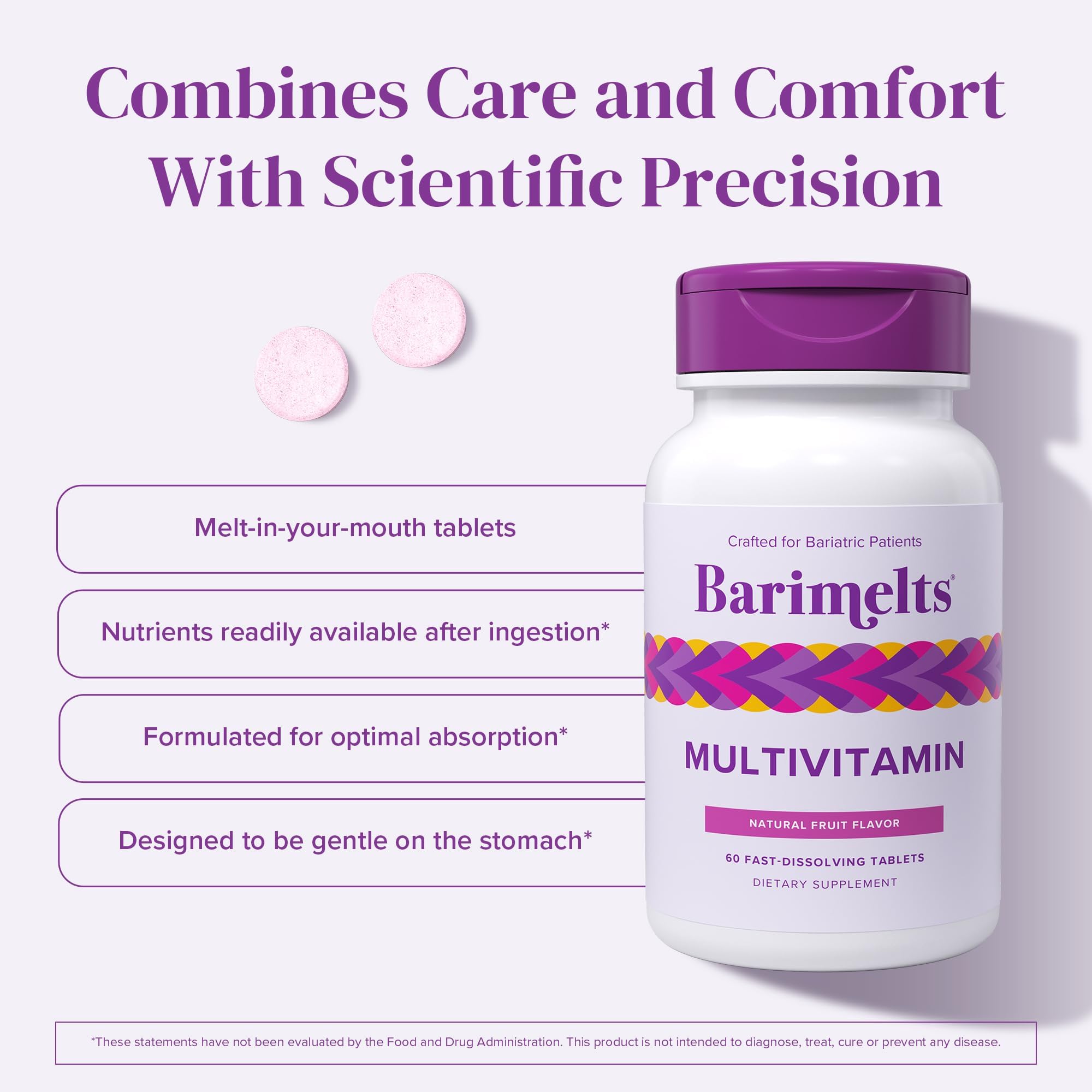 Barimelts tablettes sans gluten et sans lait, prise facile et sûre