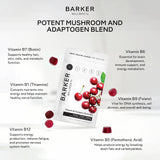 Rituel quotidien Barker Wellness Co B-Complex cerise, peut favoriser concentration et vitalité.