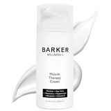 Barker Wellness : bouteille de crème pour apaiser les muscles après l'entraînement.
