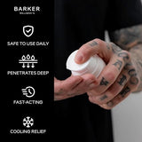 Menthol frais de Barker Wellness pour un effet rafraîchissant après l'effort.