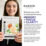 Gommes Barker Wellness véganes et sans sucre ajouté.