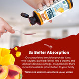 Emulsifiée pour meilleure absorption et digestion plus légère.