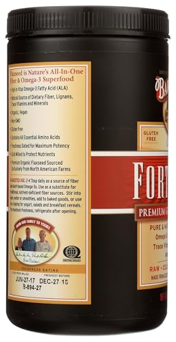 Barlean's Forti-Flax pot bio de 454 g, pratique à utiliser.