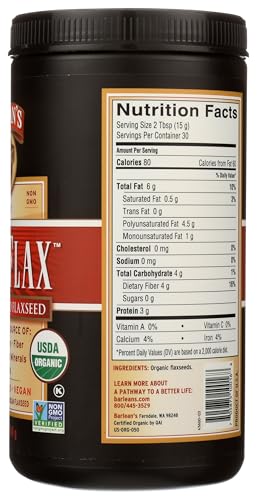 Barlean's Forti-Flax scène d'utilisation dans un bol de petit-déjeuner.
