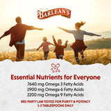 Barlean's huile de lin — dosage quotidien recommandé, pour un apport Oméga flexible.