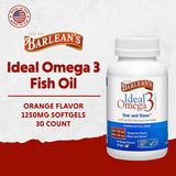 Barlean's Oméga-3 bouteille de 30 gélules pour le quotidien