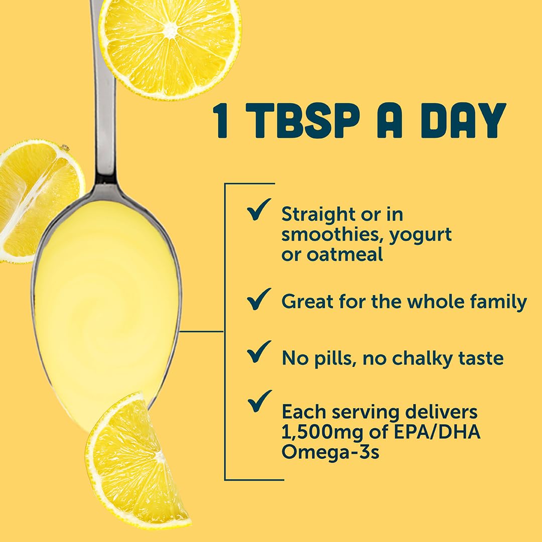 Barlean's Omega3 sans lait et sans sucre, option adaptée pour régimes