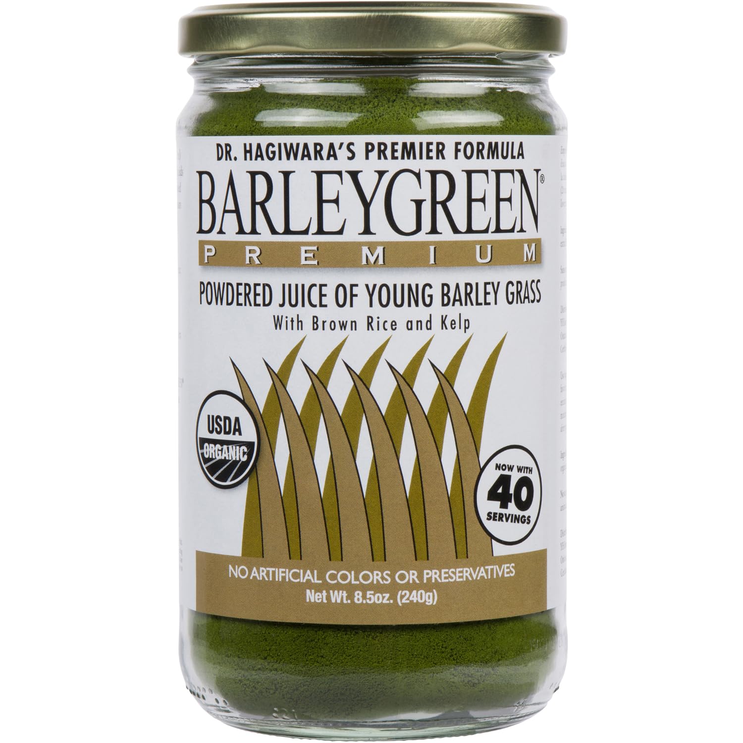 BARLEYGREEN Dr. Hagiwara Premium - Bouteille présentée pour une routine santé pratique.