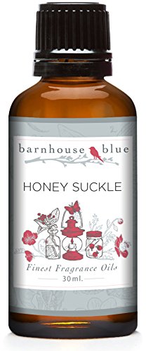 Barnhouse Blue huile chèvrefeuille – bouteille ambrée avec gouttes précises, idéale pour parfumer bougies et cosmétiques