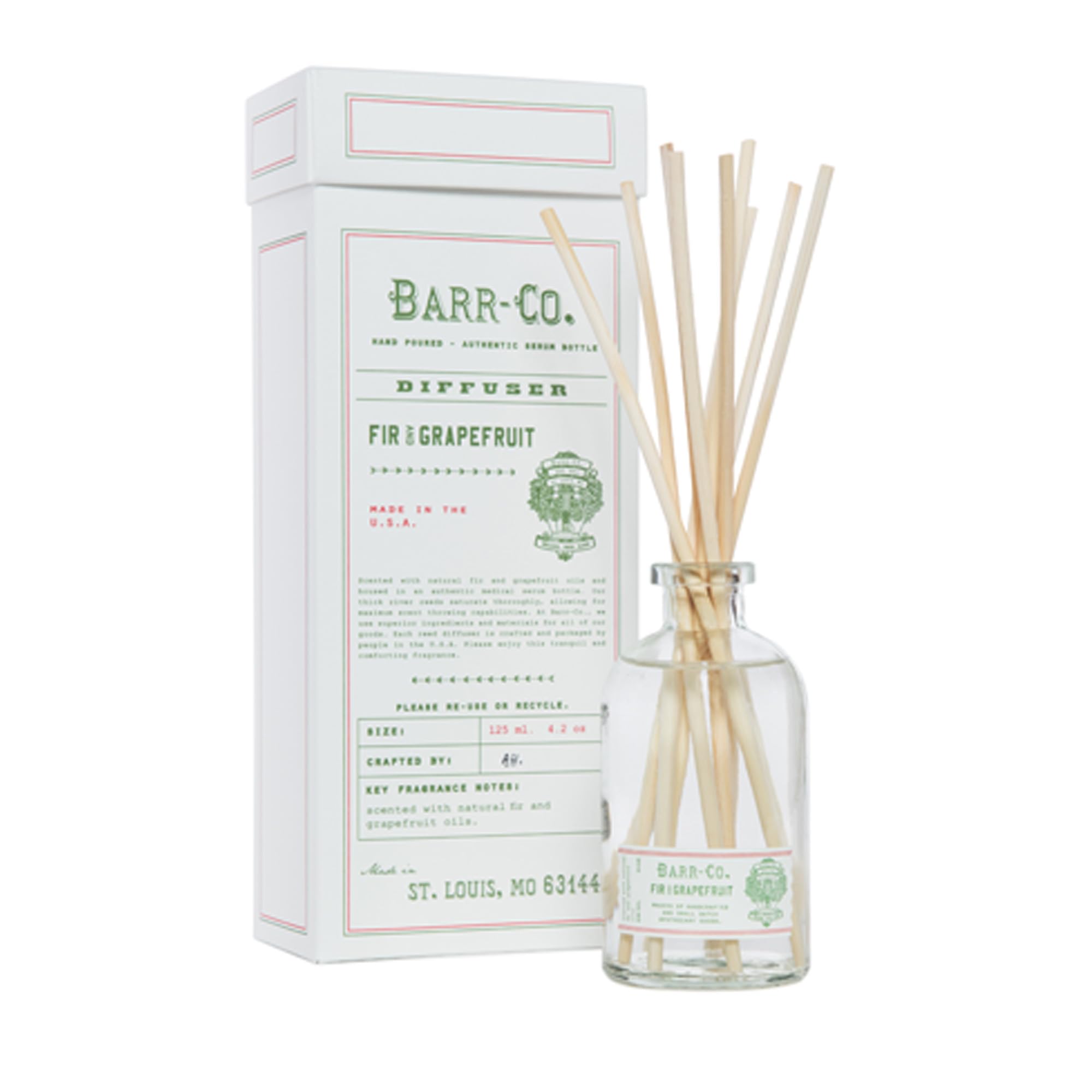 BARR-CO kit-diffuseur pin-pamplemousse: diffusion longue durée dans votre salon.