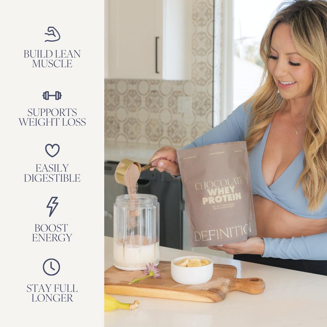 Barre Definition Whey Protéine Isolate vanille, shake onctueux et sans sucre