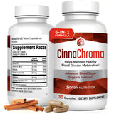 CinnaChroma Barton Nutrition: capsule avec extrait 10:1, soutient le métabolisme.