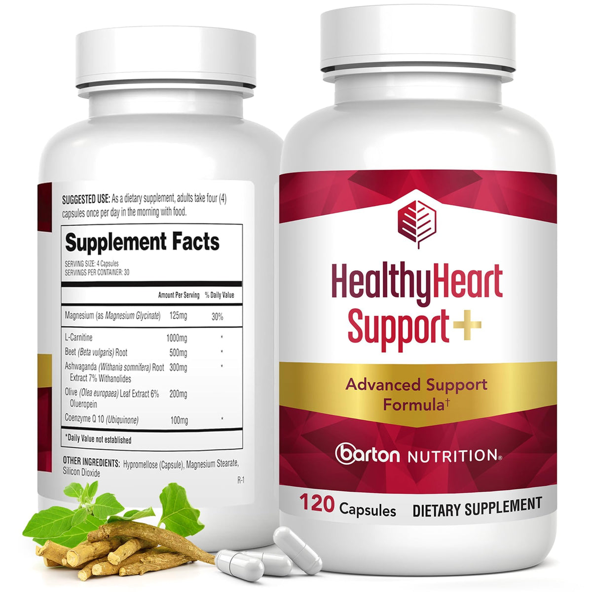 Barton Nutrition HealthyHeart Support capsules: gélules pour soutenir la circulation saine