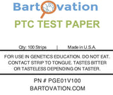 Bartovation PTC: démonstration sur la langue pour explorer les goûts.