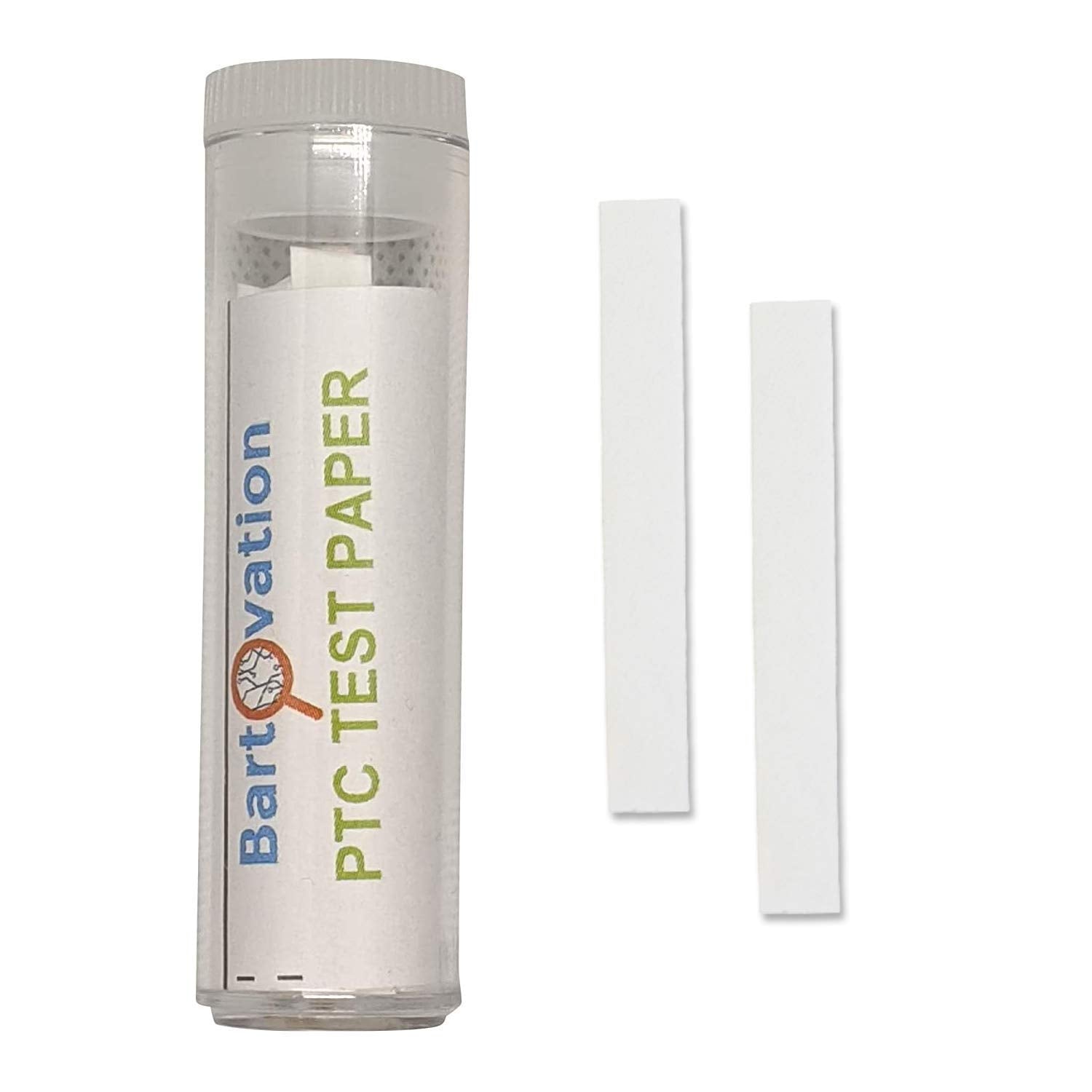 Bartovation PTC: flacon contenant 100 bandes pour tester le goût sur la langue.
