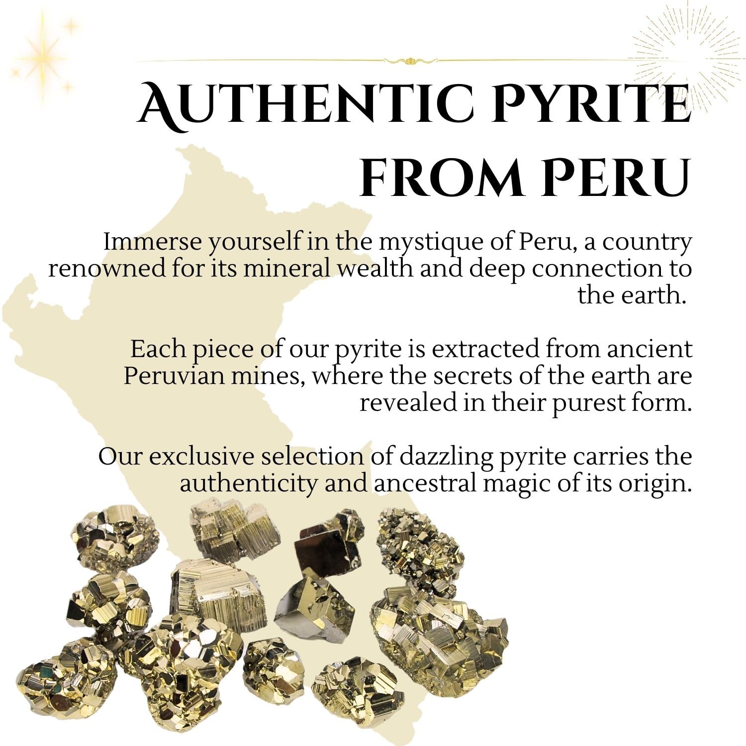 Bartra Pyrite : cristal naturel éclatant pour décoration intérieure