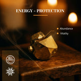 Bartra Pyrite : cristal pyritoédrico brillant parfait pour bijoux et étude géologique