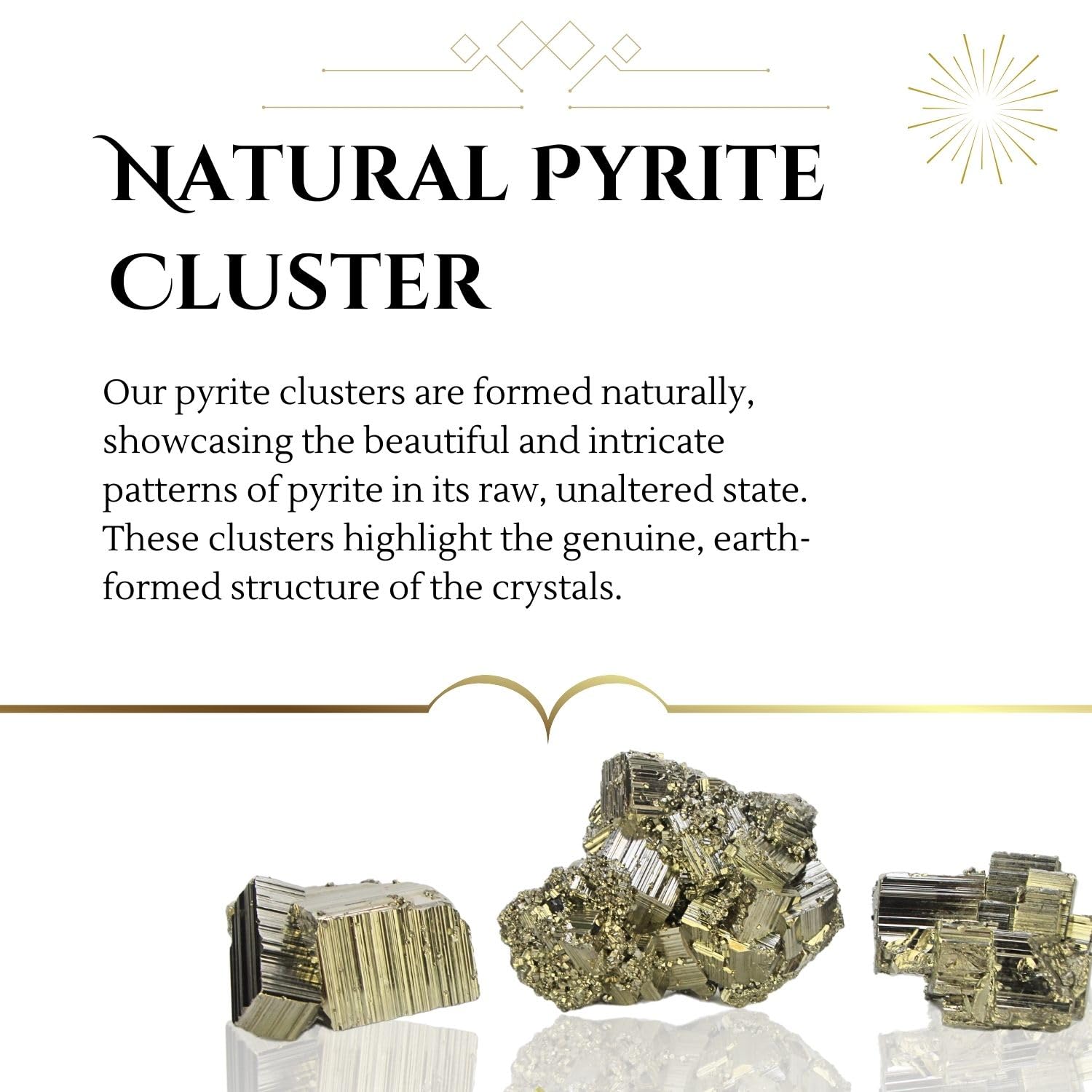 Bartra Product Pyrite: octaèdre, idéal pour bijoux et décor