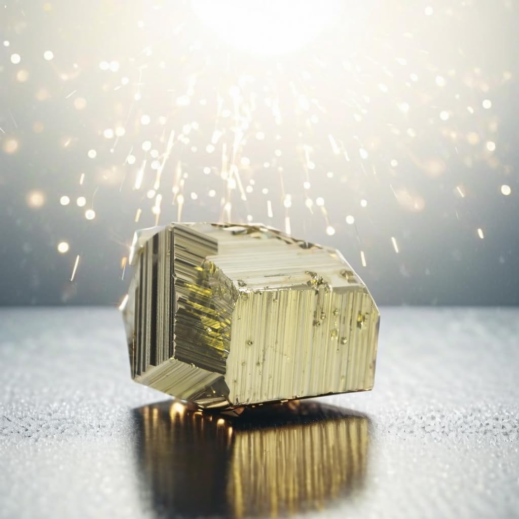 Bartra Product Pyrite: plan rapproché révèle textures et reflets