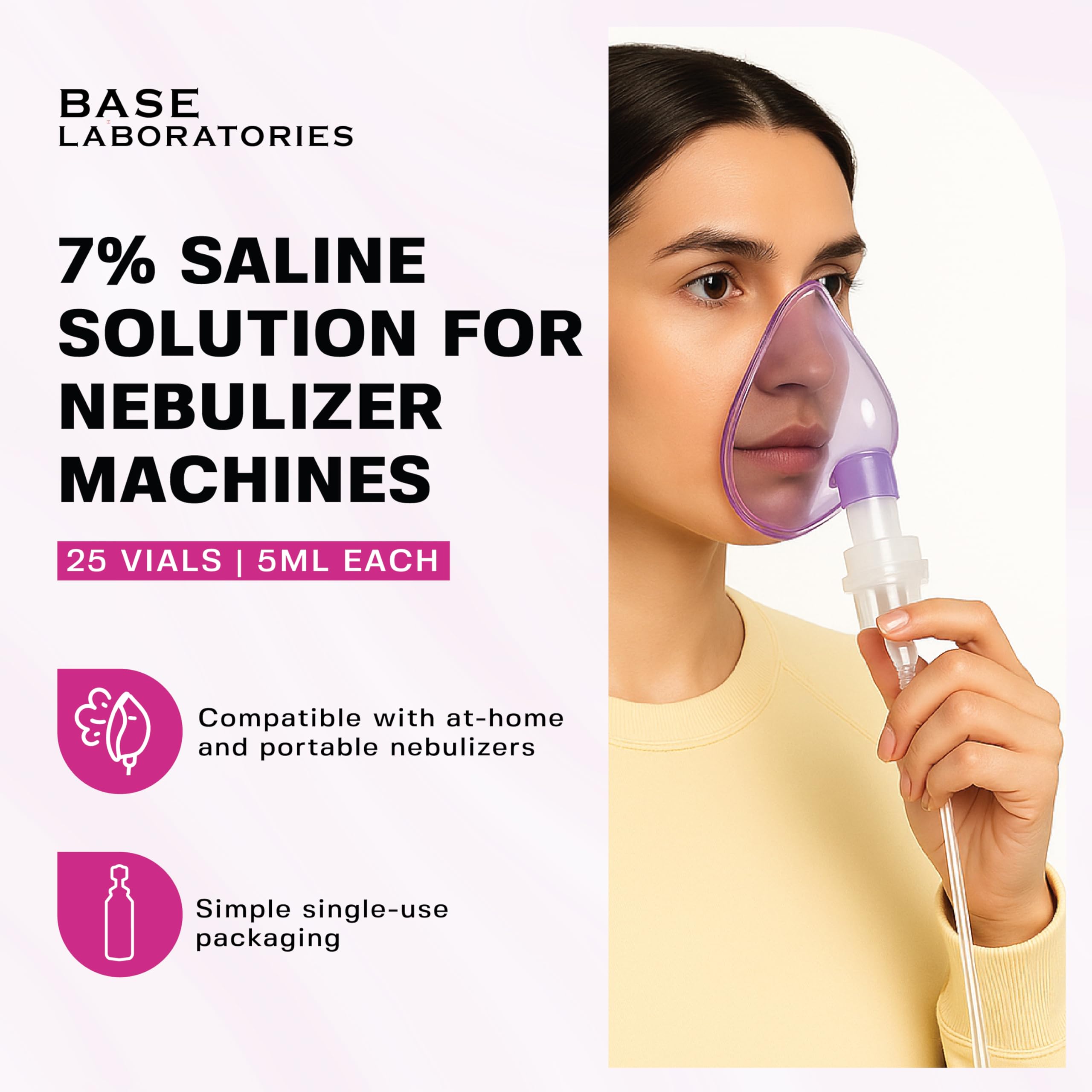 BASE LABORATORIES dose unitaire 5 ml pratique pour doses exactes.