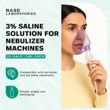 BASE LABORATORIES flacons saline 3% 5 ml, dose unitaire pratique