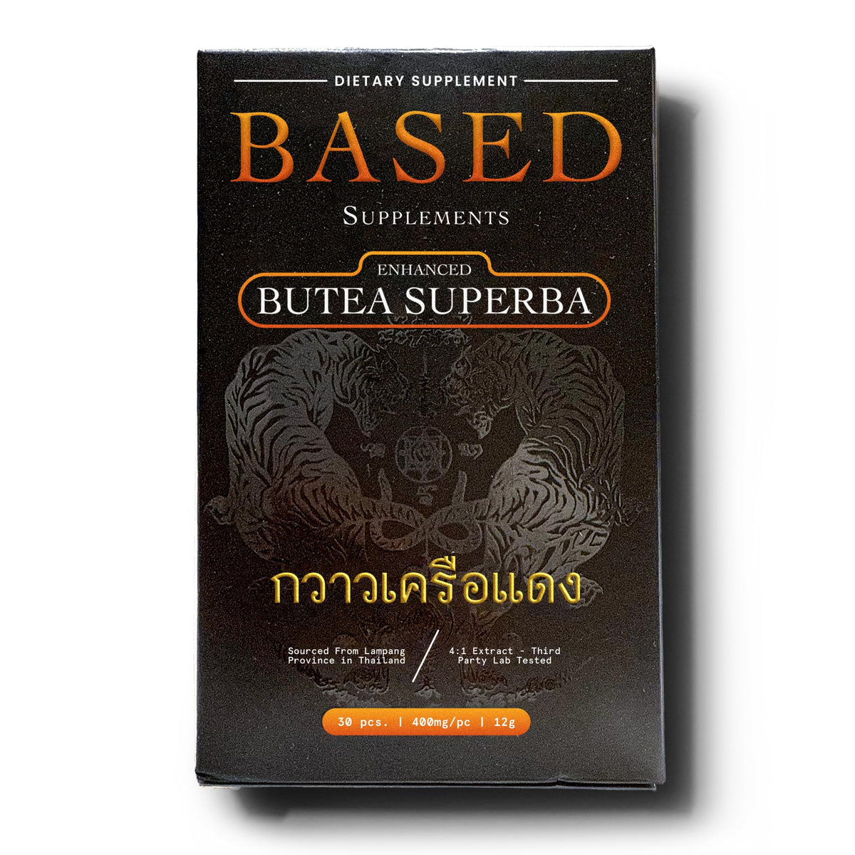 Based Supplements Butea Superba Extract – bouteille; soutien potentiel à la vitalité et énergie