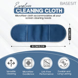 Basesit chiffon-lunettes jaune: nettoyage efficace sans peluches.