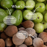 Basic Ayurveda Triphala Juice: conseil d'utilisation quotidienne pour soutenir la digestion.
