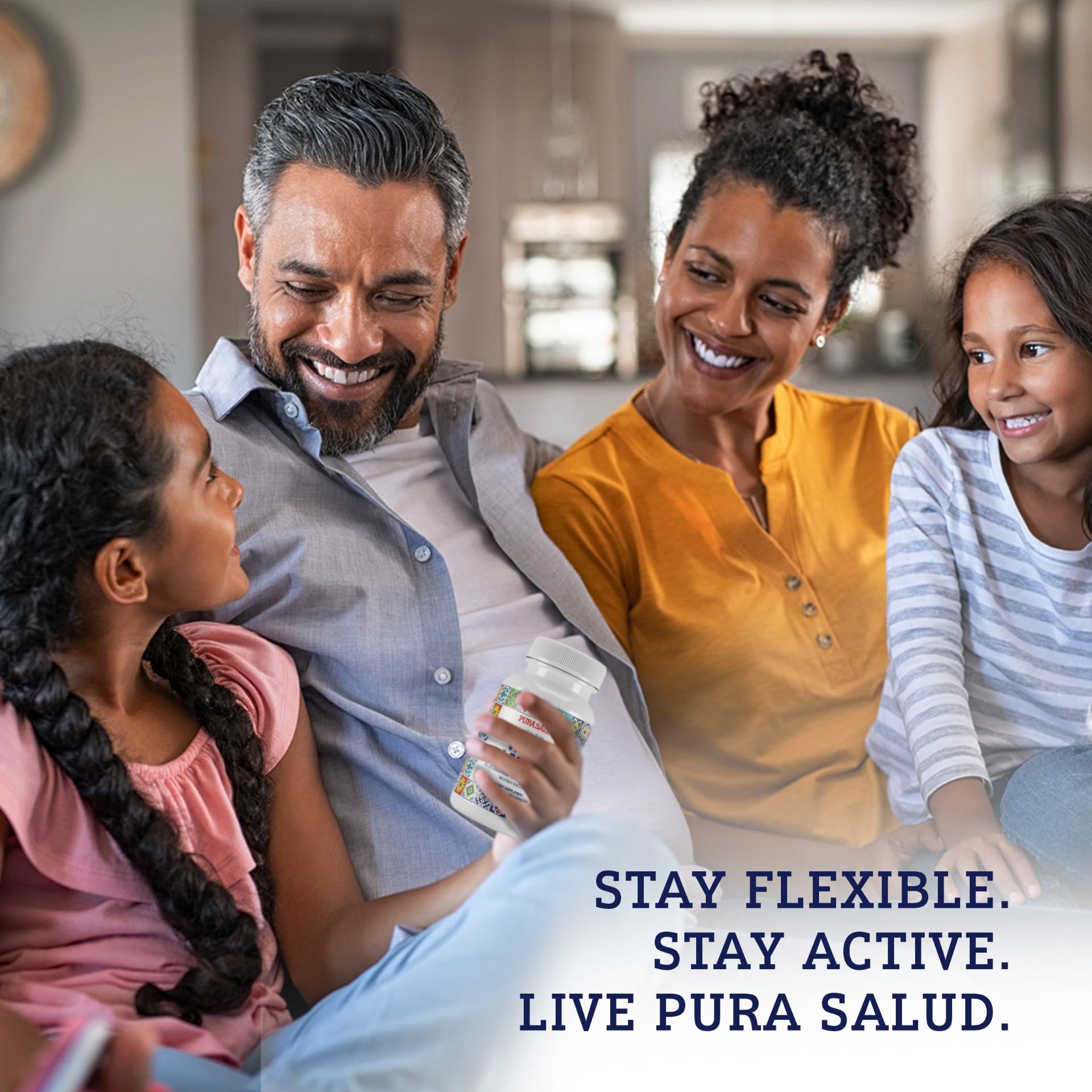 Pura Salud Pureflex Glucosamine Sulfate: soutien possible de la vision et de la santé osseuse.