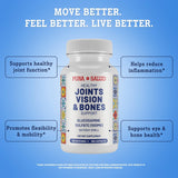 Pura Salud Pureflex Glucosamine Sulfate: prise quotidienne avec repas pour articulation et mobilité.
