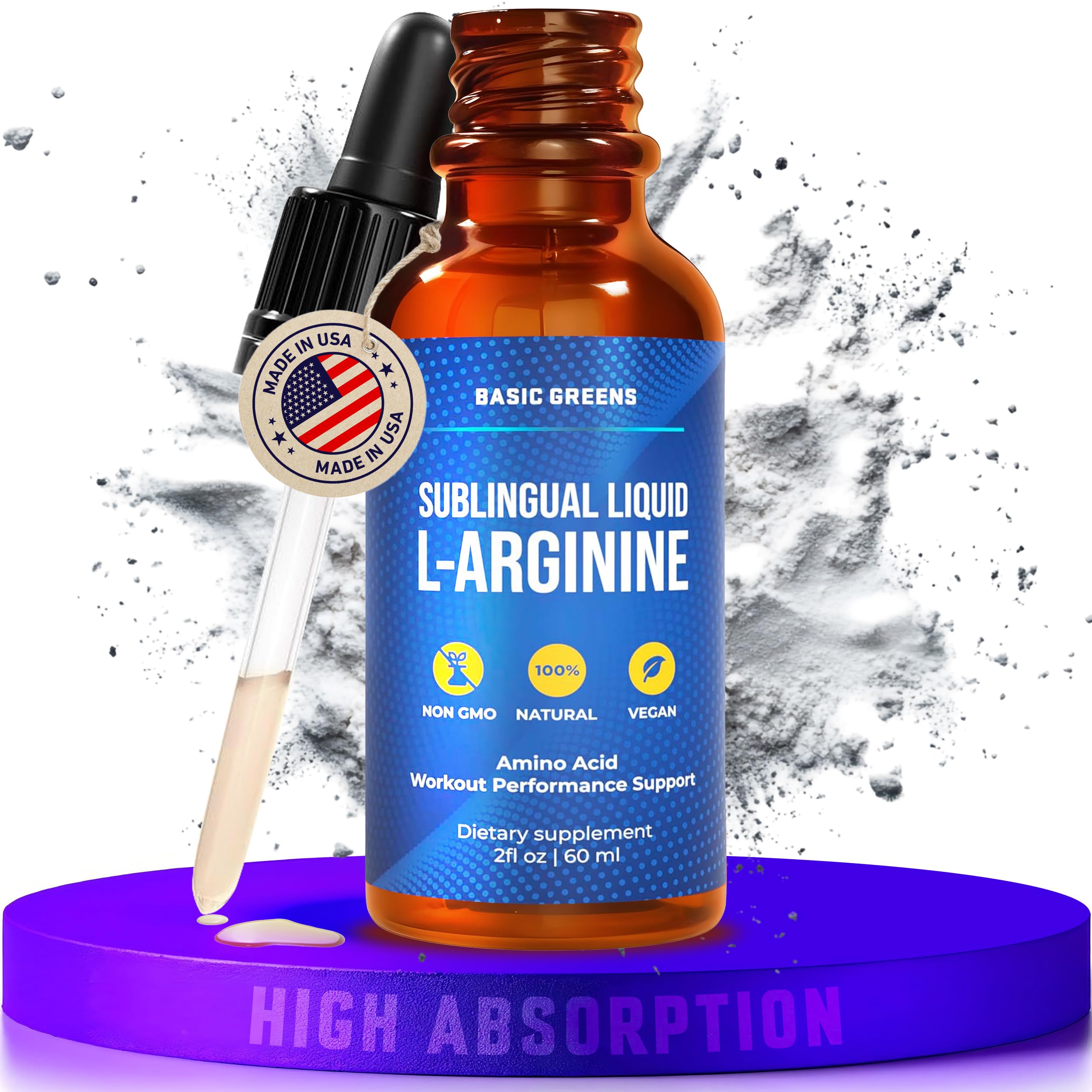 BASIC GREENS L-Arginine – soutien potentiel à la circulation et à la récupération après l'effort