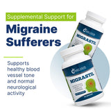 Basic Vigor Migrastil, étiquette indiquant les ingrédients clés.