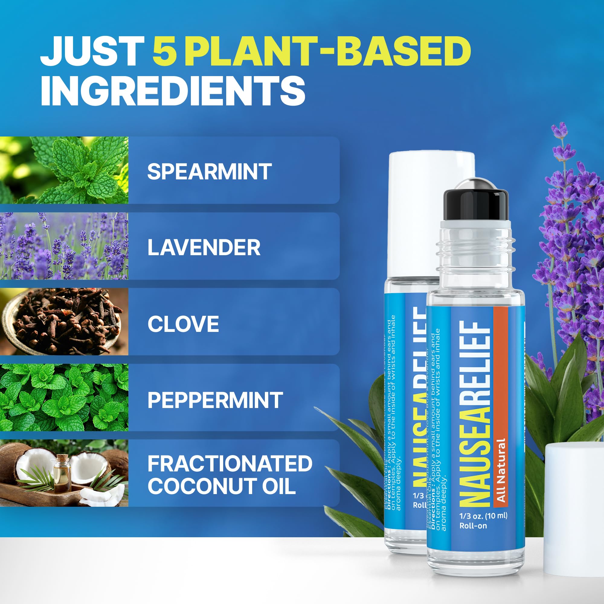 Ingrédients naturels Migrastil: huiles essentielles pour un arôme revitalisant.