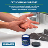 Basic Vigor Migrastil dégage un parfum botanique discret.