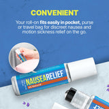 Format portable Migrastil Roll-On, idéal dans une petite pochette.